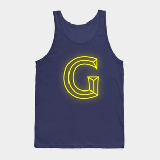 Letter G Letter Art Tank Top